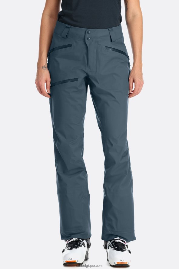 Pantalon Imperméable Khroma Kinetic Femmes Rab 8826v0464 Orion Bleu
