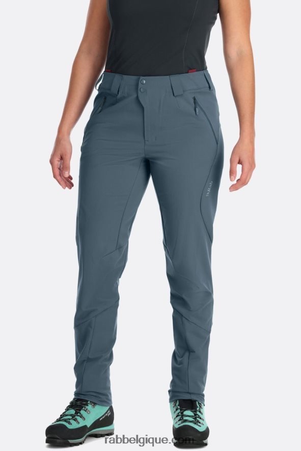 Ascendor Comme Pantalon Softshell D'escalade Femmes Rab 8826v0431 Orion Bleu