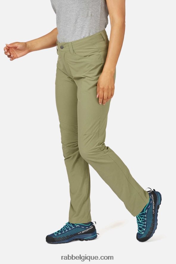 Pantalon Capstone Femmes Rab 8826v0438 Vert Anis