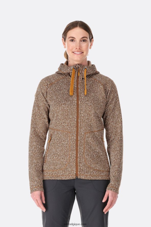 Amy Sweat à Capuche Femmes Rab 8826v0366 Caramel