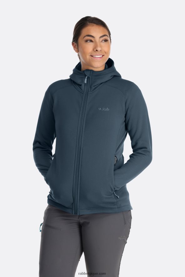 Apparition Sweat à Capuche Femmes Rab 8826v0328 Orion Bleu