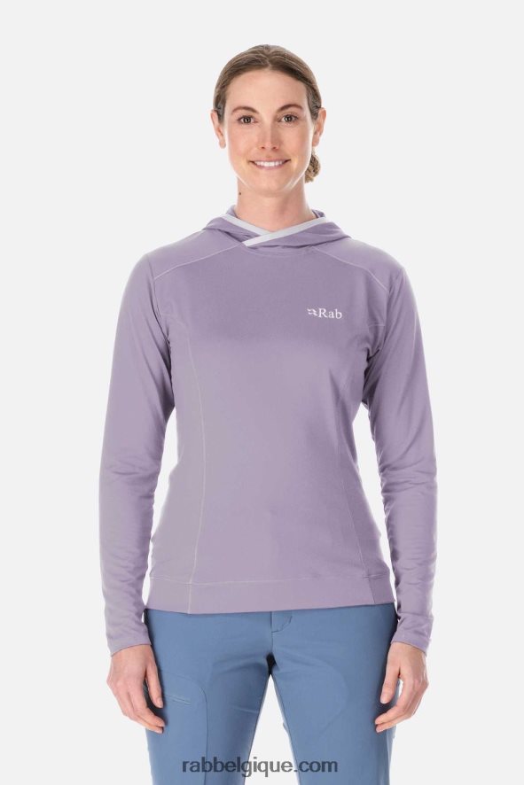 Forcer à Capuche Femme Rab 8826v0276 Sauge Violette