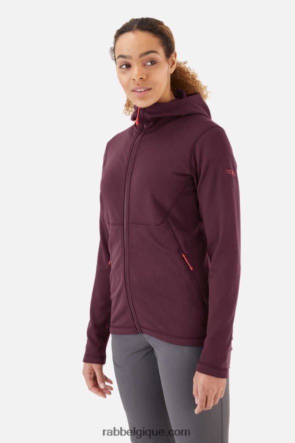 Sweat à Capuche Géon Femmes Rab 8826v0357 Bruyère Profonde