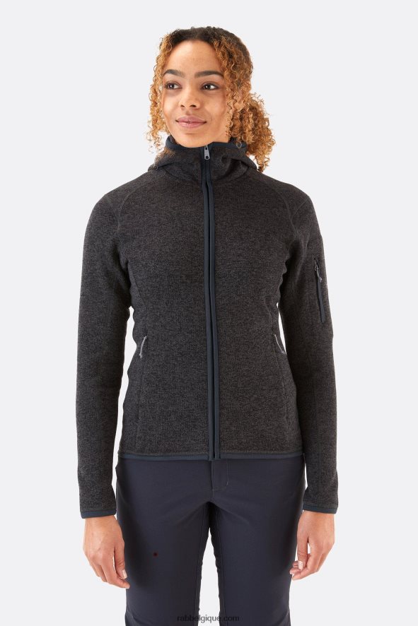 Sweat à Capuche Polaire Quest Femmes Rab 8826v0330 Anthracite