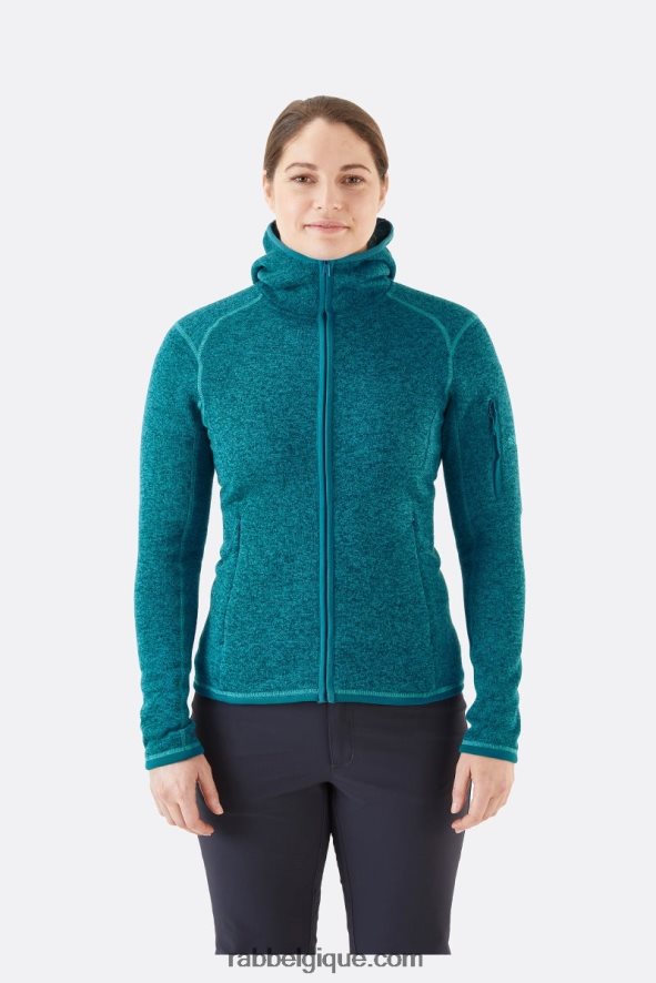 Sweat à Capuche Polaire Quest Femmes Rab 8826v0333 Bleu Marine