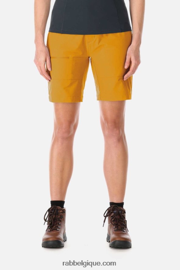 Short De Montagne Torque Femmes Rab 8826v0485 Butternut Noir