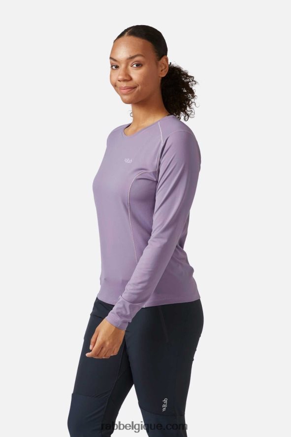 Force Ls Tee Femmes Rab 8826v0263 Sauge Violette