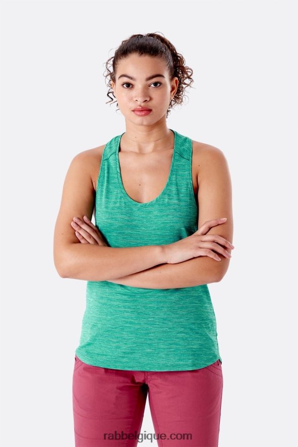 Gilet De Feu Follet Femme Rab 8826v0289 Vert Orage Chiné