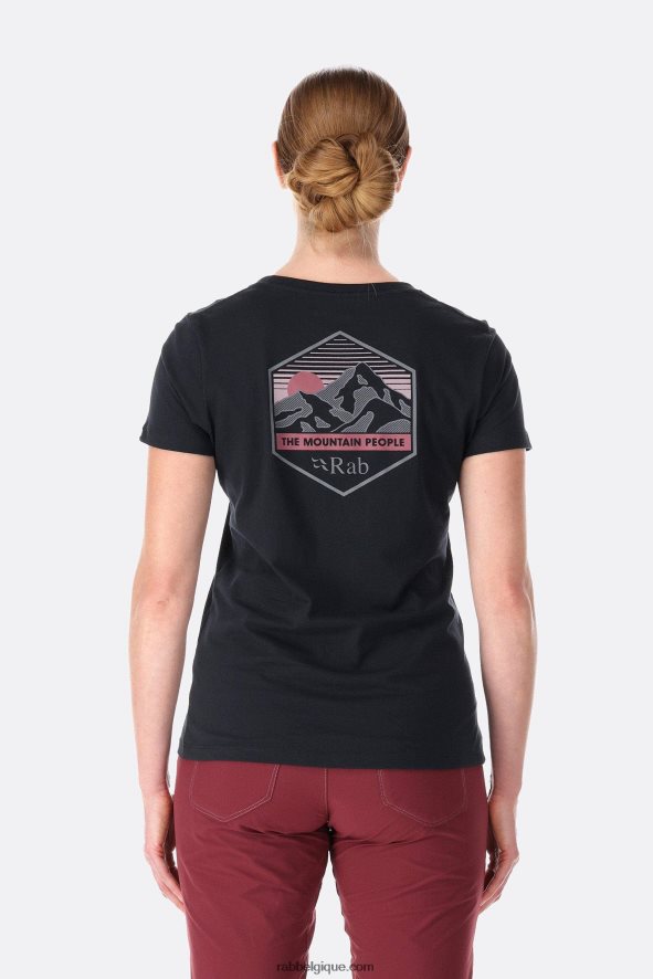 Stance Montagne Sommet Tee Femmes Rab 8826v0390 Béluga