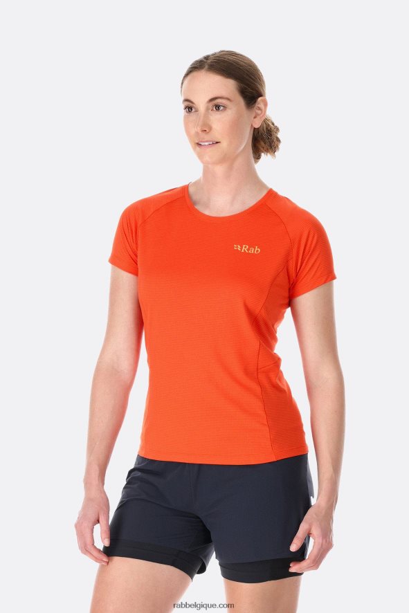 Té Sonique Femmes Rab 8826v0282 Pamplemousse Rouge