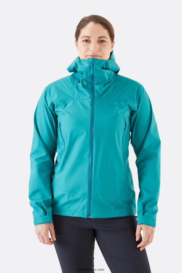 Veste Imperméable Arc Eco Femmes Rab 8826v0199 Vert Tempête
