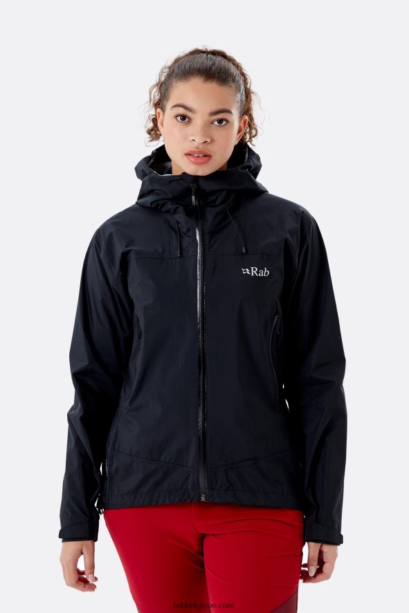 Veste Imperméable Downpour Plus 2.0 Femmes Rab 8826v0164 Noir