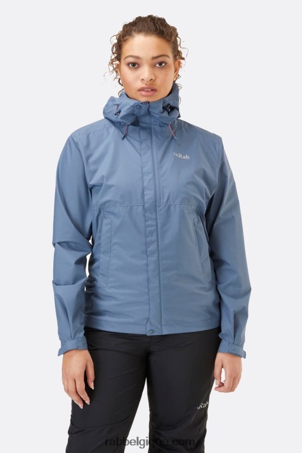 Veste Imperméable Eco Averse Femmes Rab 8826v0152 Mer De Béring
