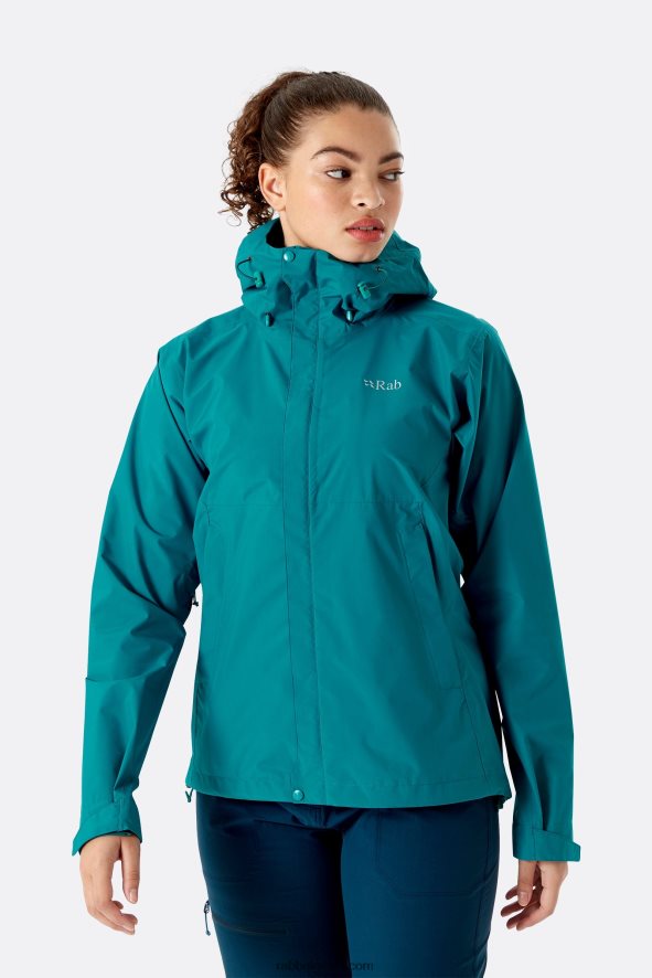 Veste Imperméable Eco Averse Femmes Rab 8826v0162 Outremer