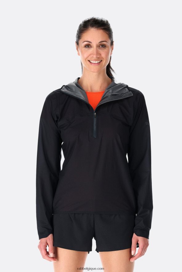 Veste Imperméable Fantôme à Enfiler Femmes Rab 8826v0218 ébène