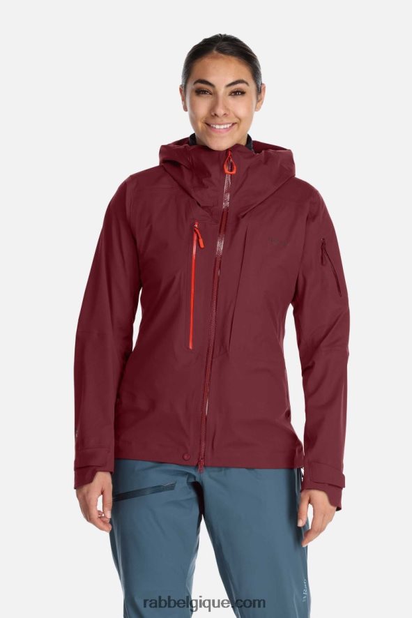 Veste Imperméable Khroma Kinetic Femmes Rab 8826v0224 Bruyère Profonde