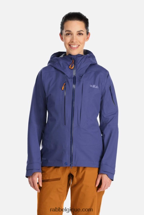 Veste Imperméable Khroma Kinetic Femmes Rab 8826v0226 Bleu Patriote