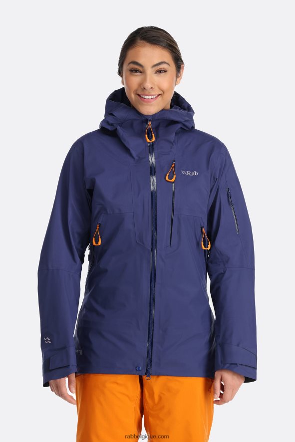 Veste Khroma Latok Gore-tex Pro Femmes Rab 8826v0171 Bleu Patriote