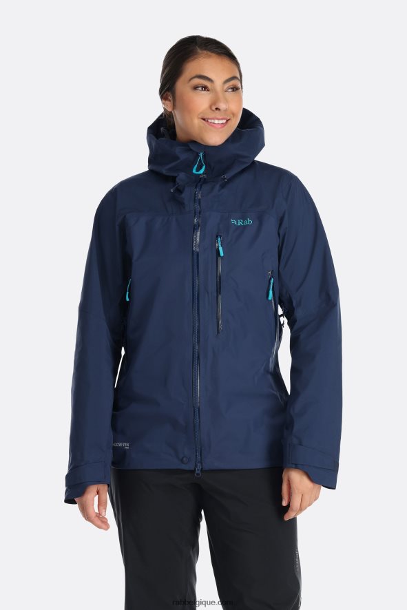 Veste Latok Mountain Gore-tex Pro Femmes Rab 8826v0183 Encre Profonde