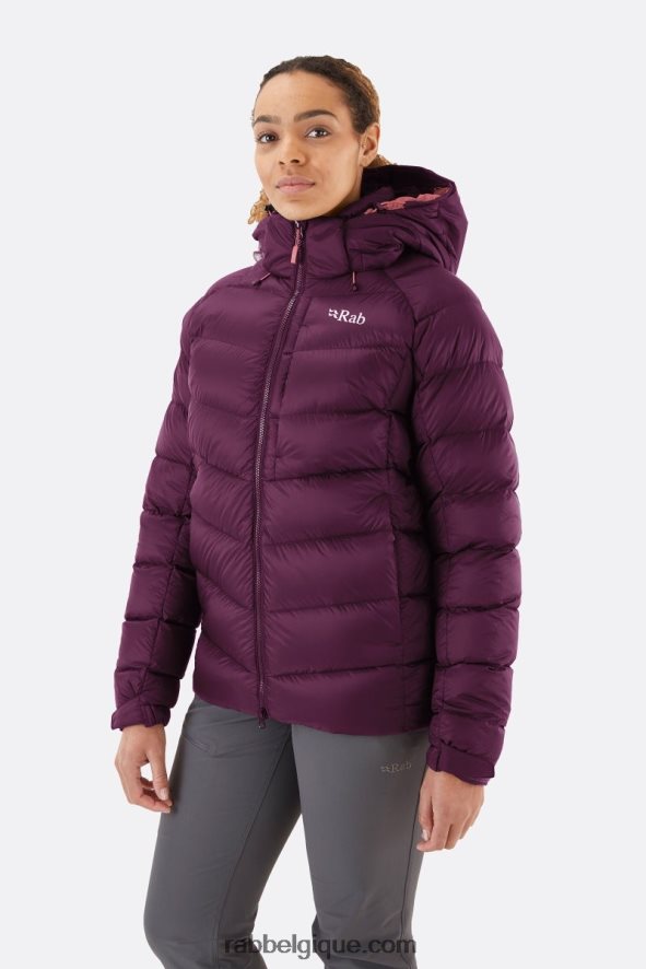 Doudoune Axion Pro Femmes Rab 8826v063 Aubergine
