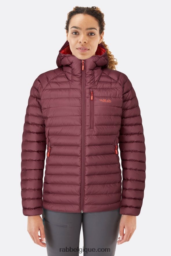 Doudoune Longue Alpine Ulm Femmes Rab 8826v049 Bruyère Profonde