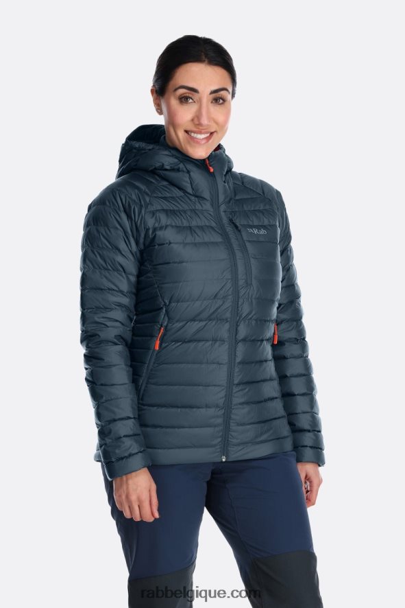 Doudoune Longue Alpine Ulm Femmes Rab 8826v050 Orion Bleu