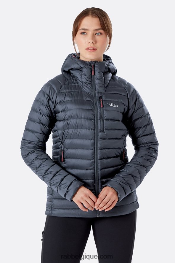 Doudoune Longue Alpine Ulm Femmes Rab 8826v051 Acier