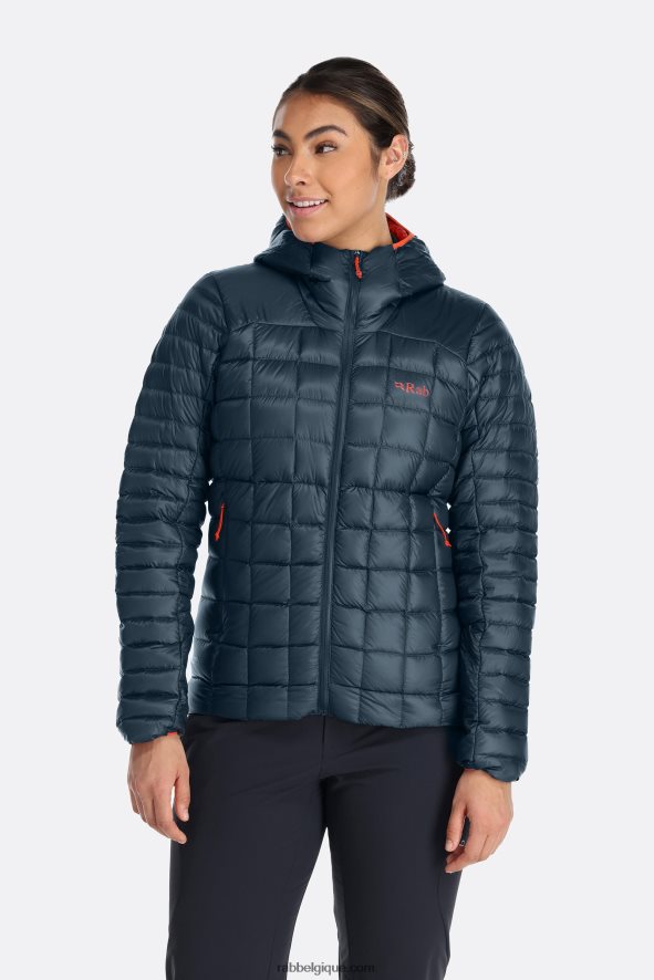 Doudoune Mythique Alpine Légère Femmes Rab 8826v0148 Orion Bleu