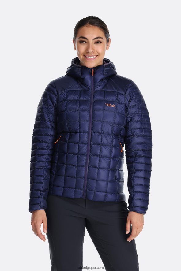 Doudoune Mythique Alpine Légère Femmes Rab 8826v0149 Bleu Patriote