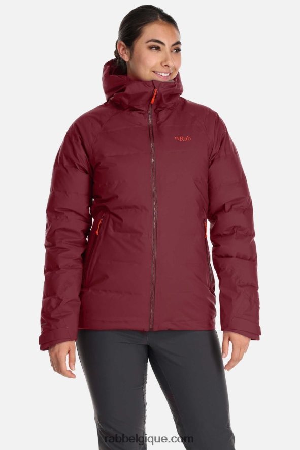 Doudoune Vailance Imperméable Femmes Rab 8826v08 Bruyère Profonde