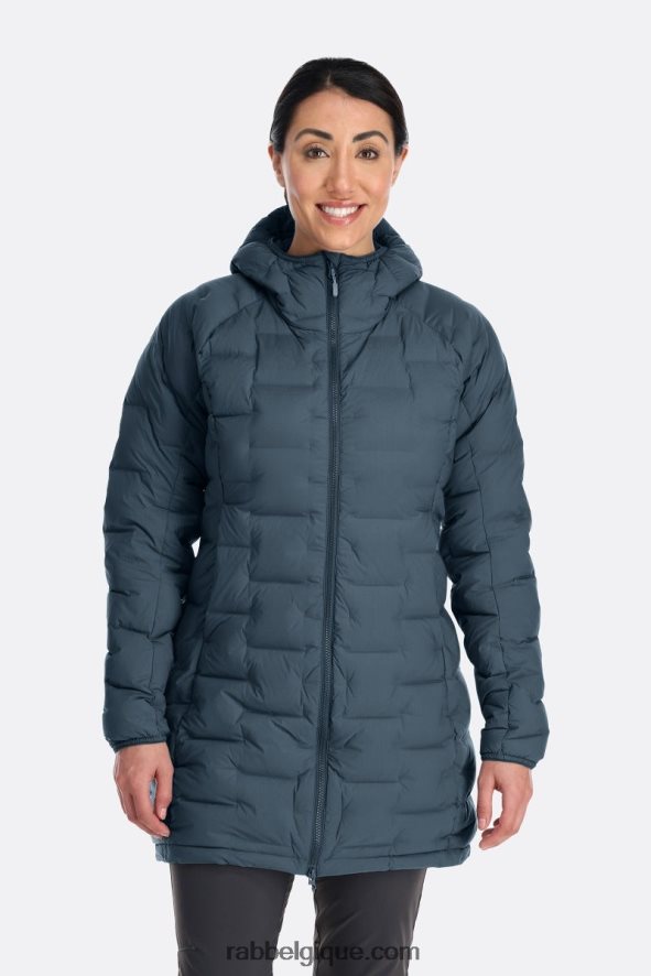 Parka Coudée Stretch Femme Rab 8826v034 Orion Bleu