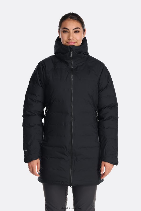 Parka Imperméable En Duvet Valiance Femmes Rab 8826v020 Noir
