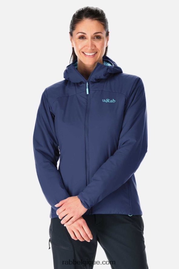Veste Légère Isolée Xenair Alpine Femmes Rab 8826v0116 Encre Profonde