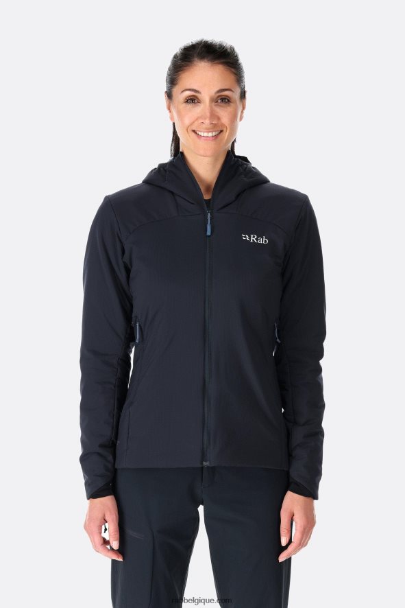 Veste Légère Isolée Xenair Alpine Femmes Rab 8826v0117 ébène
