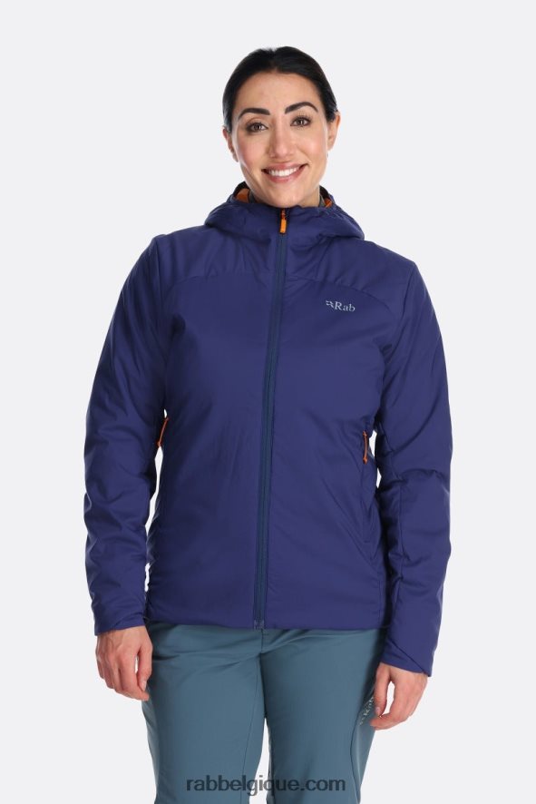 Veste Légère Isolée Xenair Alpine Femmes Rab 8826v0119 Bleu Patriote