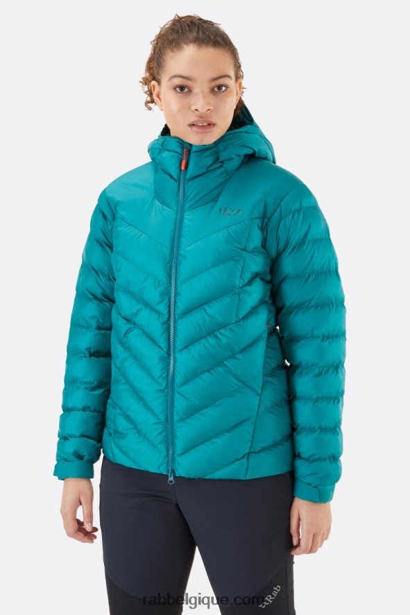 Veste Isolée Nebula Pro Femmes Rab 8826v0113 Vert Tempête