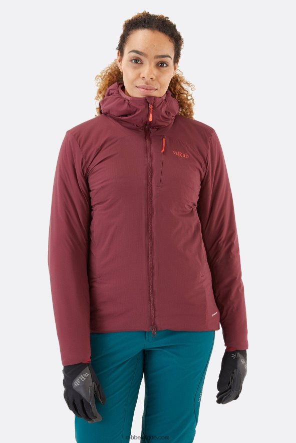 Veste Isolée Xenair Alpine Femmes Rab 8826v076 Bruyère Profonde