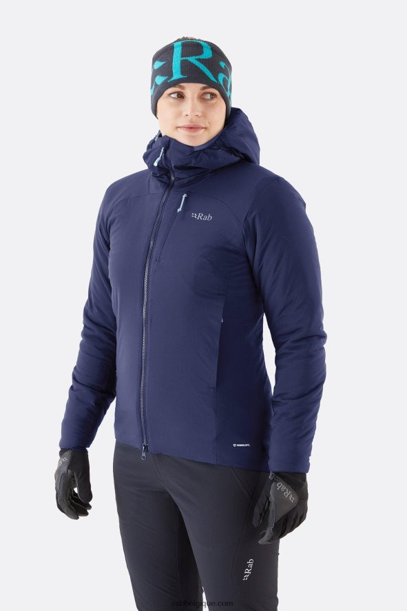 Veste Isolée Xenair Alpine Femmes Rab 8826v077 Encre Profonde