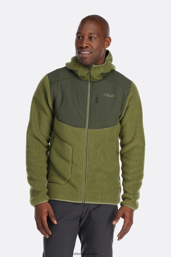 Avant-poste à Capuche Hommes Rab 8826v0930 Vert De Chlorite