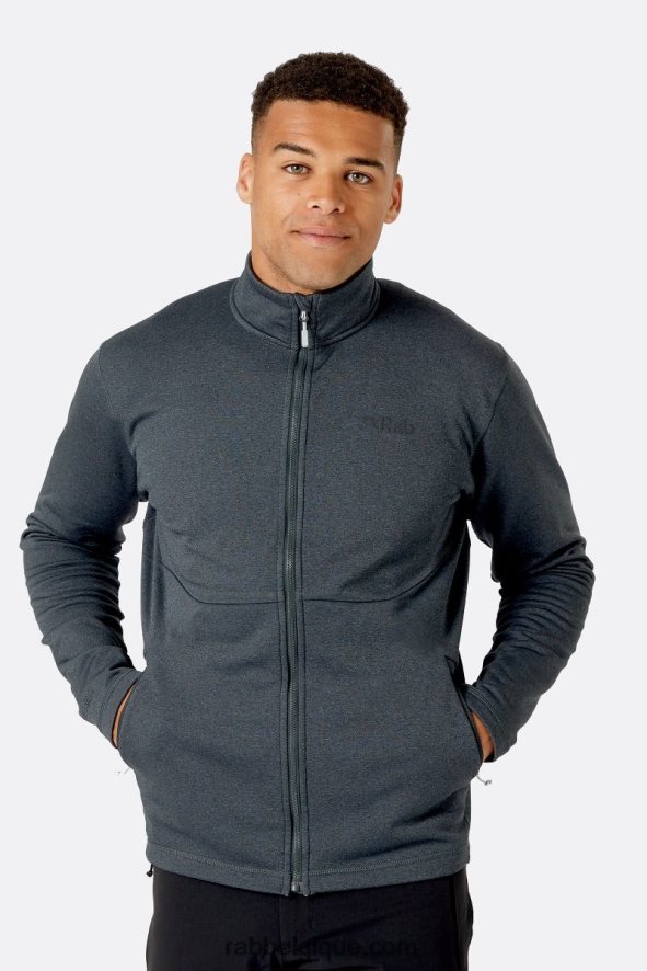 Veste Géon Hommes Rab 8826v0939 Noir/acier Chiné