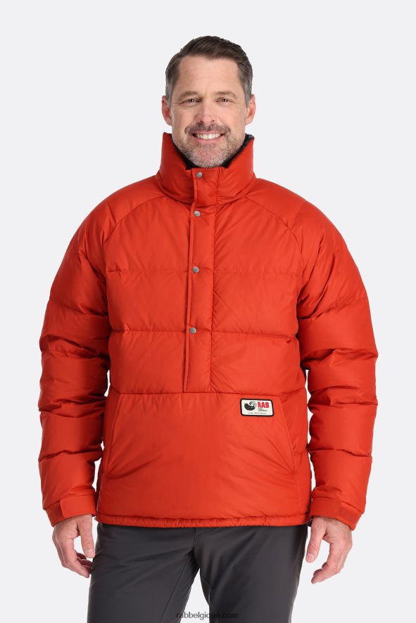 Blouse Plus Douce Hommes Rab 8826v0858 Argile Rouge