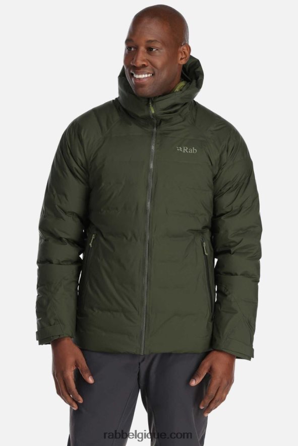 Doudoune Vailance Imperméable Hommes Rab 8826v0752 Armée