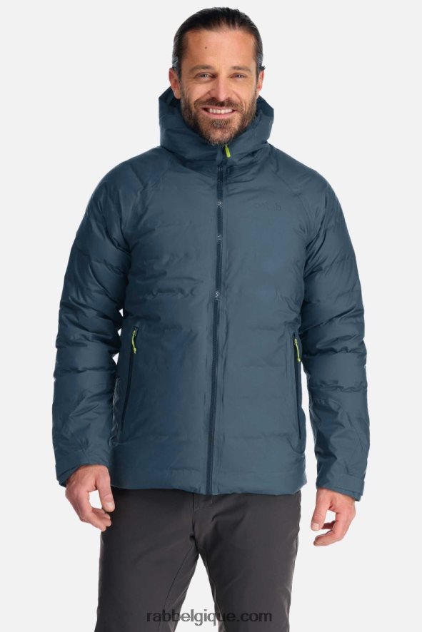 Doudoune Vailance Imperméable Hommes Rab 8826v0756 Orion Bleu
