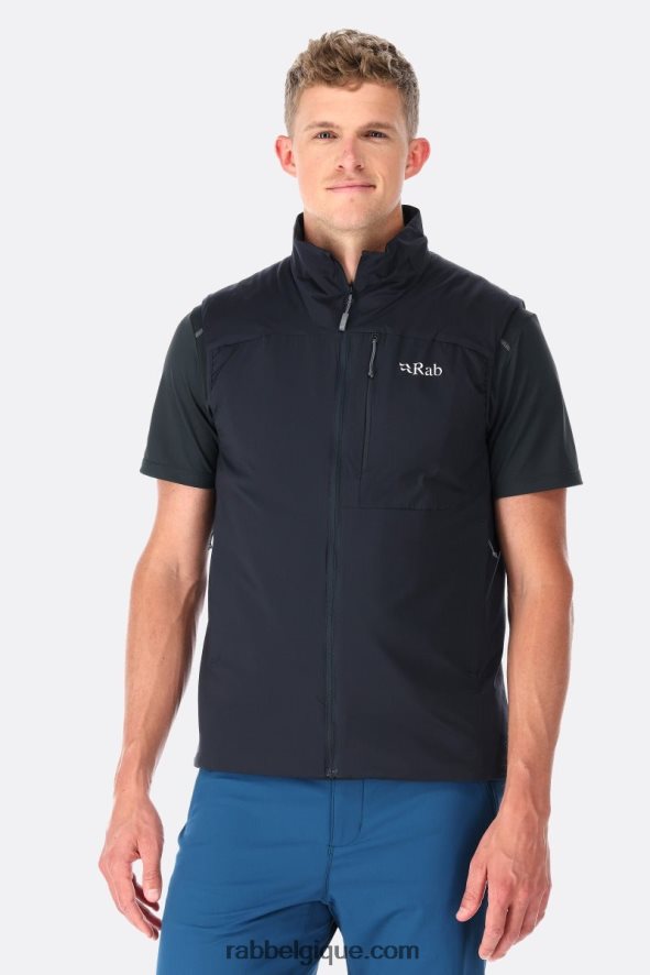 Gilet Isolé Xenair Hommes Rab 8826v0870 ébène