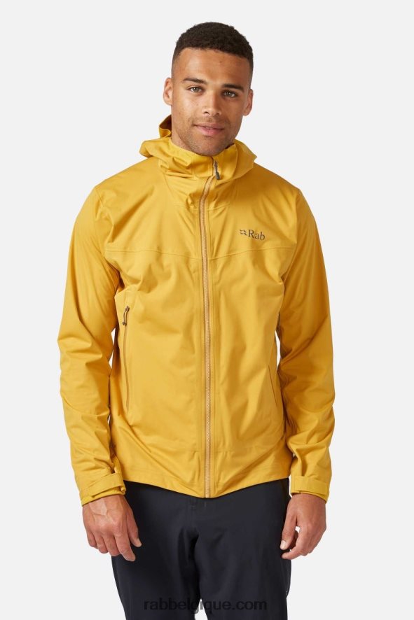 Veste Imperméable Kinetic 2.0 Hommes Rab 8826v0923 Sahara