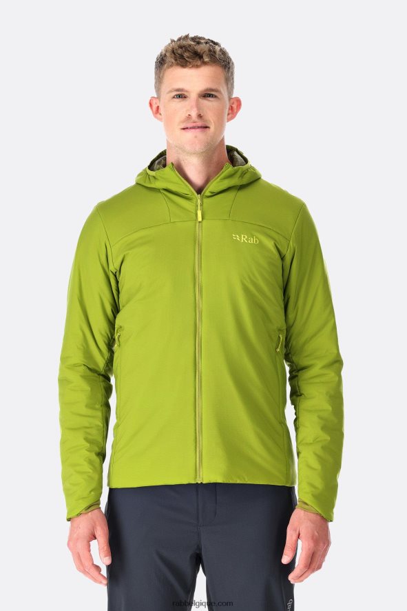 Veste Légère Isolée Xenair Alpine Hommes Rab 8826v0877 Vert Tremble