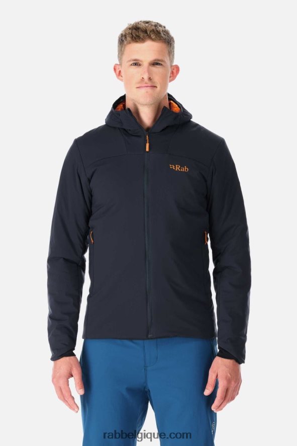 Veste Légère Isolée Xenair Alpine Hommes Rab 8826v0880 ébène