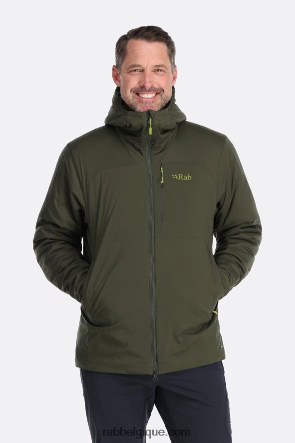 Veste Isolée Xenair Alpine Hommes Rab 8826v0818 Armée