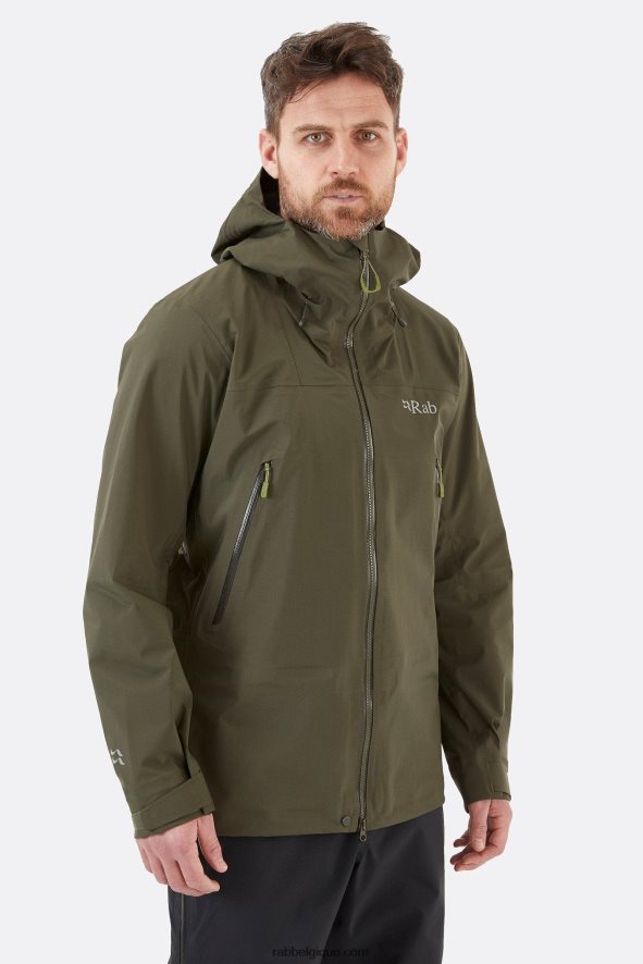 Veste Kangri Gore-tex Hommes Rab 8826v0899 Armée