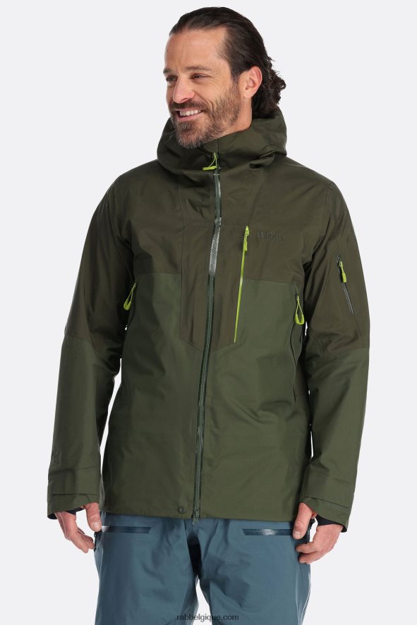 Veste Khroma Latok Gore-tex Pro Hommes Rab 8826v0896 Armée